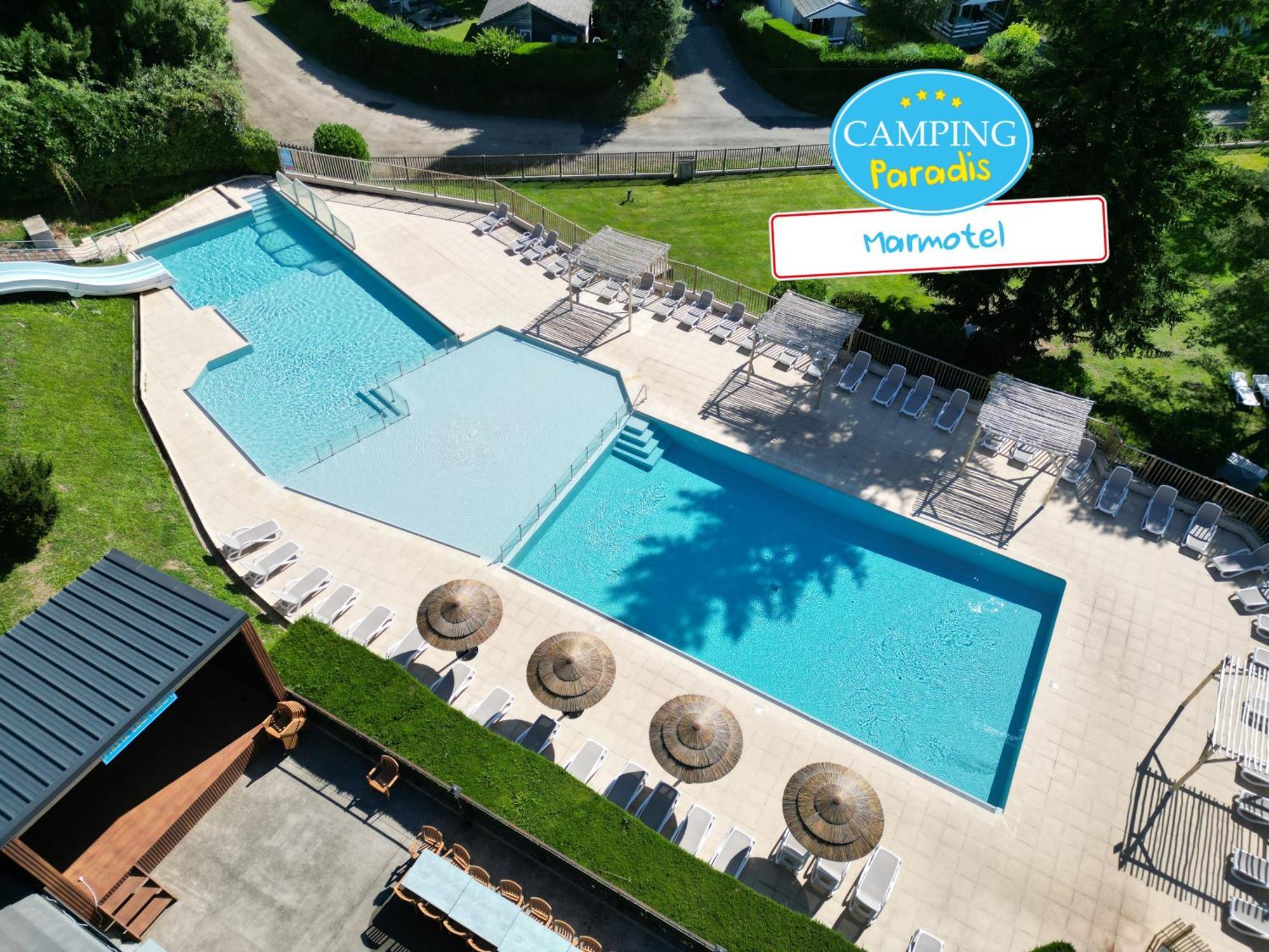 Camping Paradis Marmotel Saint-Geniez-d'Olt Exterior foto
